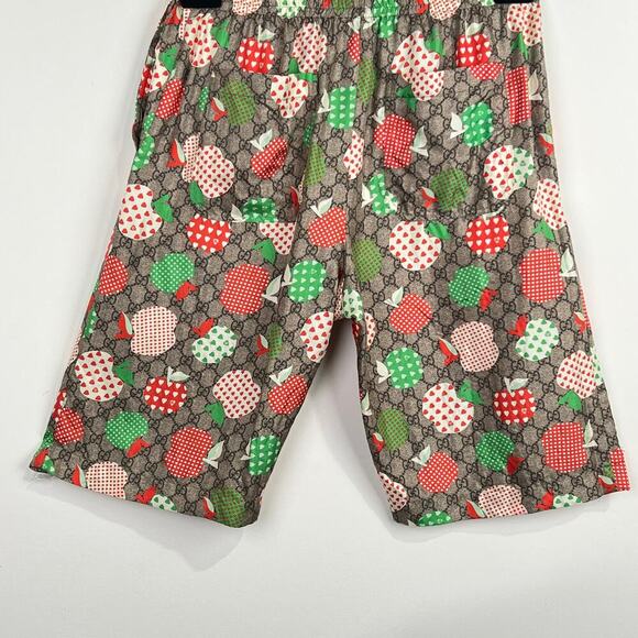 NWT Gucci Silk Apple Shorts Size 46 - Picture 13 of 16